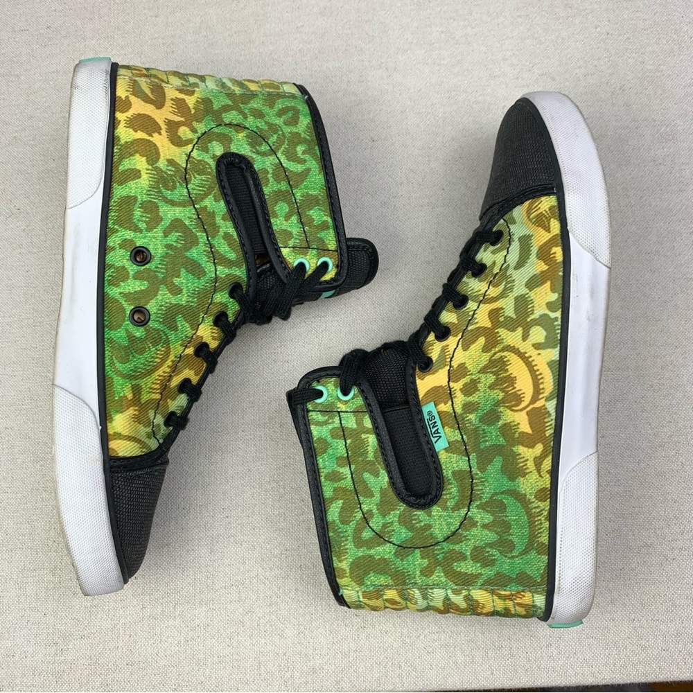 VANS x CLAW Money Hadley High Tops Canvas All Over Print Women’s Sneakers